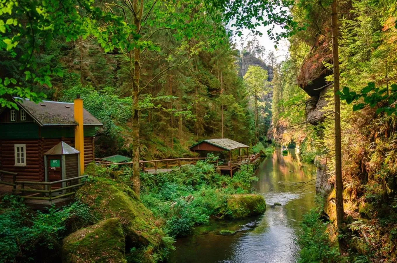 bohemian-switzerland-national-park-gorge