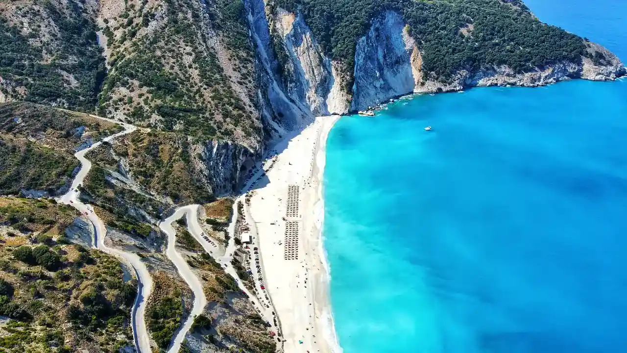 Beach in Kefalonia, Greece